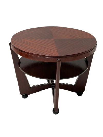 1920s Art Deco Coffee Table by Max Coini in American Walnut